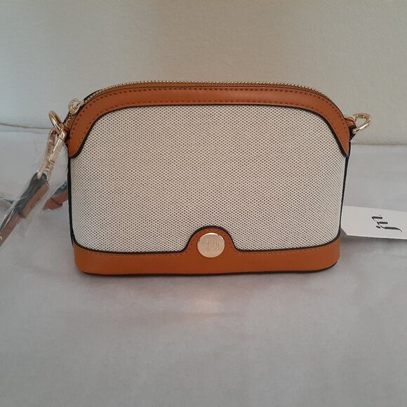 Jessica Moore Canvas Crossbody Bag NWT - Picture 3 of 15